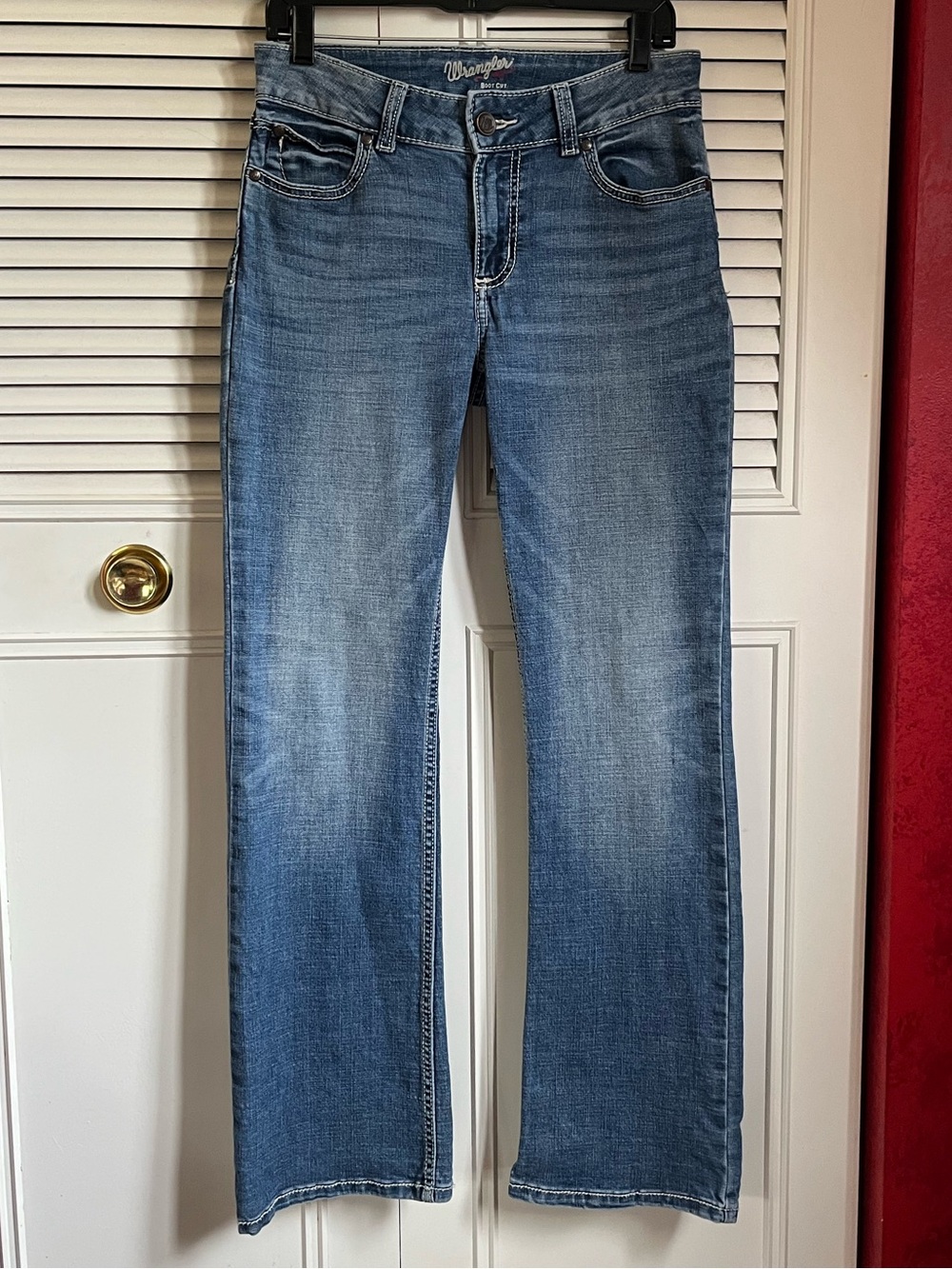 Wrangler Mid-Rise Boot Cut Jeans Sz 7